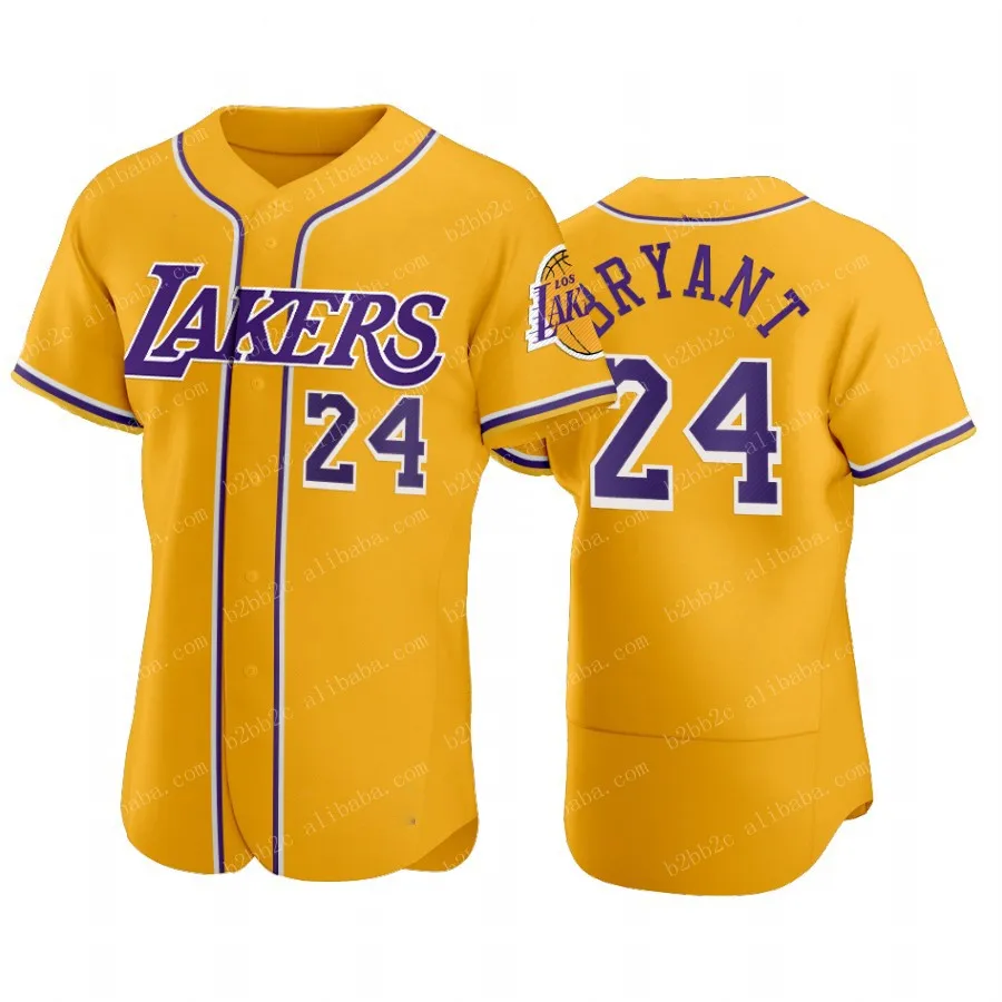 Wholesale 2022 New Los Angeles KB 8/24 BRYANT Blue White/Gold Baseball Jersey  Gold Program Jersey From m.