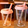 Pink with lid