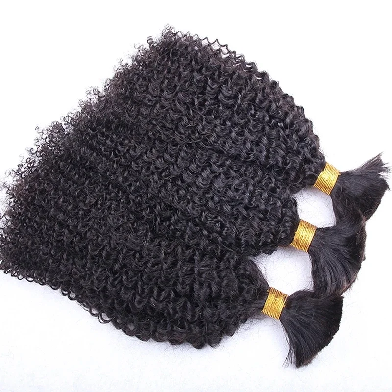 Mongoliški afro garbanoti žmogaus plaukai, dideliais kiekiais, mikropynimas, plaukų audimas_voghion.com