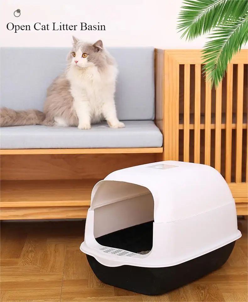 2023 Pet Self Cleaning Cat Litter Box Accessories Fully Enclosed Large