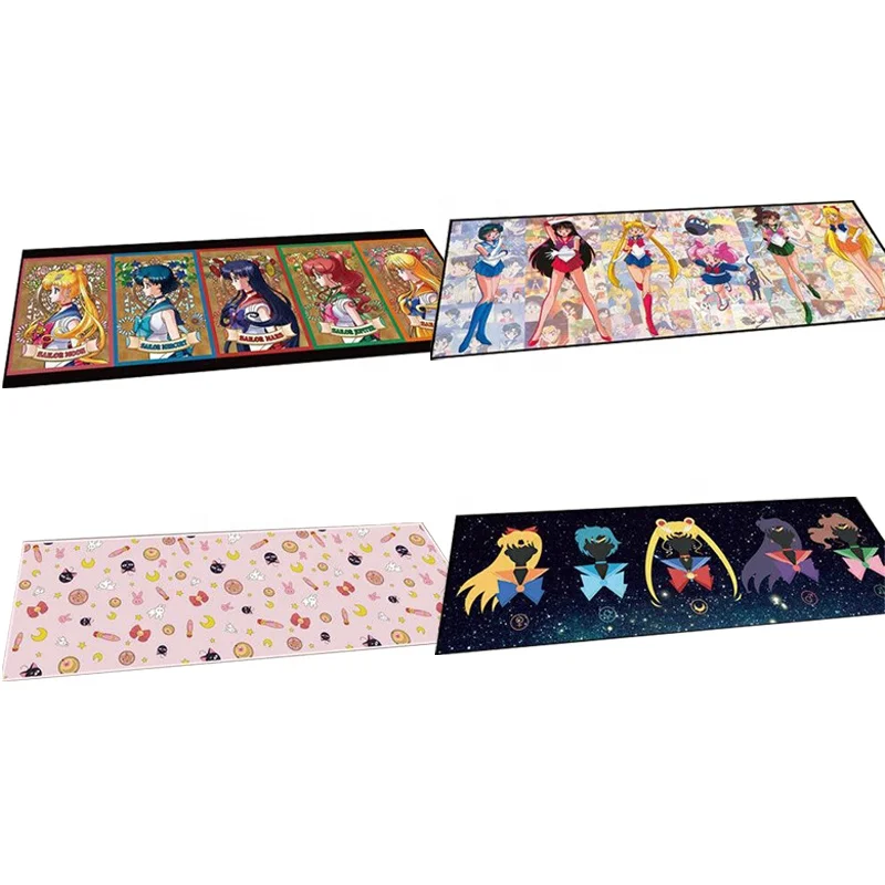 HOT Sailor Moon Velboa Floor Rug Carpet Living Room Bedroom Kitchen Non-slip Mat 