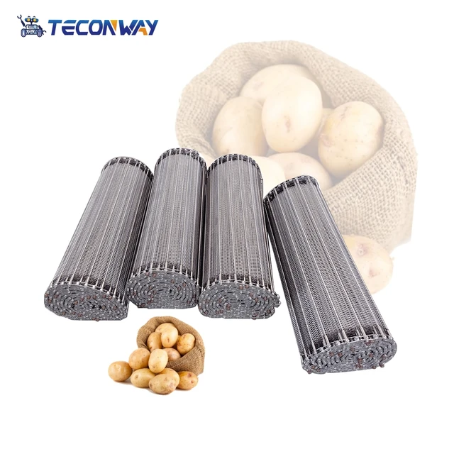 Manufacturer Customized SUS304 Economy Heat Resistant Mesh Belt for Transporting Food Conveyor