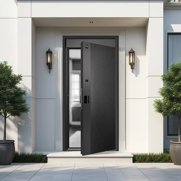 Steel Exterior Front Entry Doors for Residential Villa Homes M6
