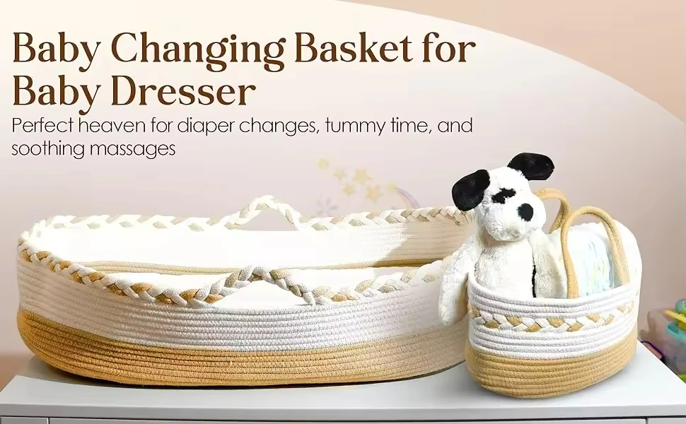 Portable Washable Diaper Organizer Basket Foldable Eco-friendly