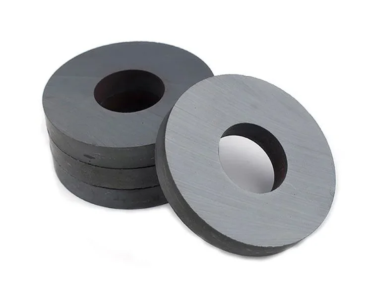 Ferrite 30mm - 280mm Diameter Donut Ferrite Ring Speaker Magnet Ceramic Ferrite Magnet Ring for Speakers and BLDC Motors
