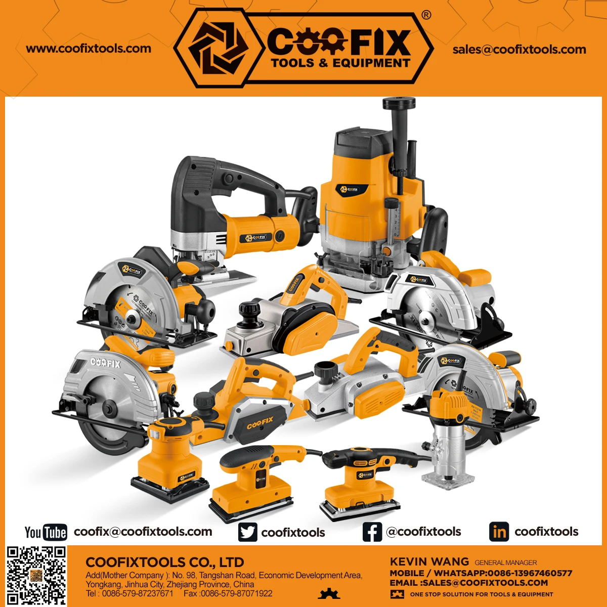 COOFIX Electrician Toolbox Auto Repair Tool Power Tool Combo Kit Cordless Drill Battery Drill
