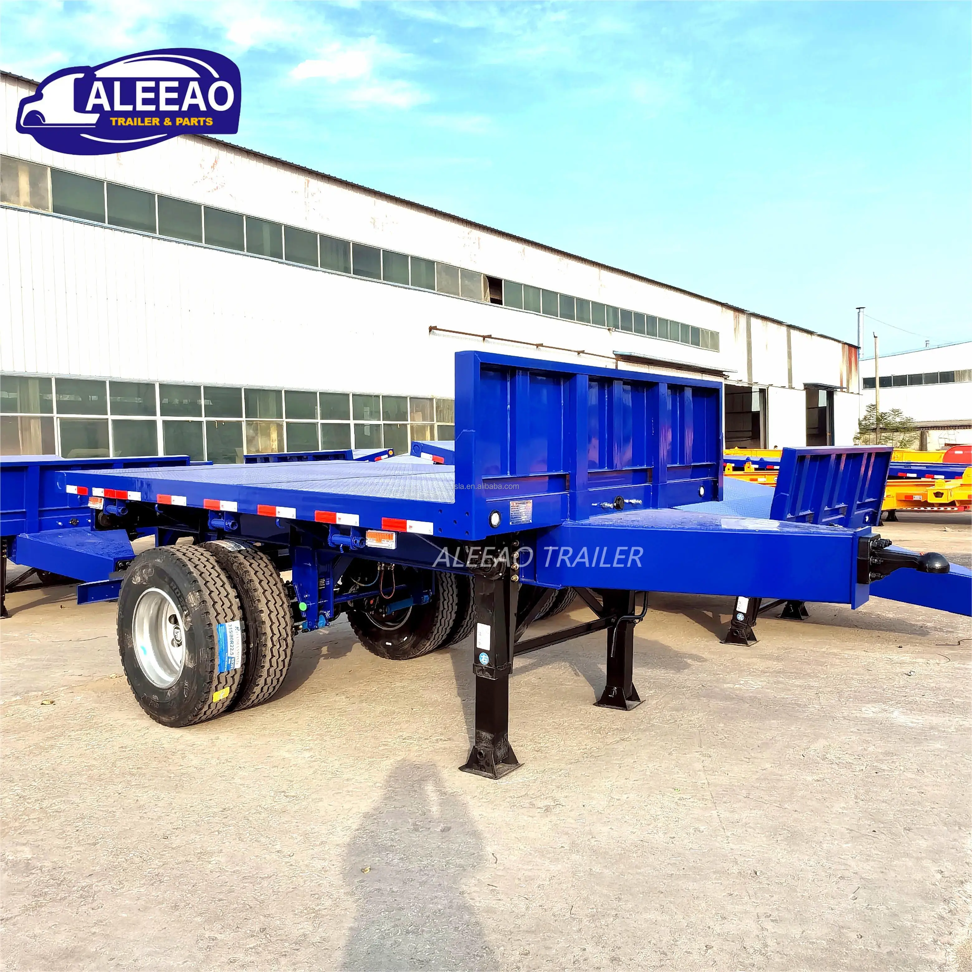 ALEEAOアクスルフラットベッドセミトレーラー小型農業用フラットベッド ALEEAOアクスルフラットベッドセミトレーラー小型農業用フラットベッド