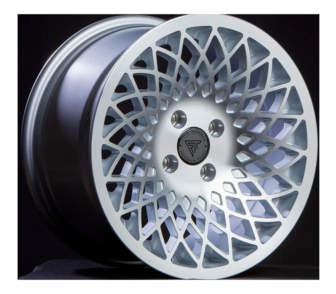 Silver Machine Face Deep Concave Monoblock Forged Wheels