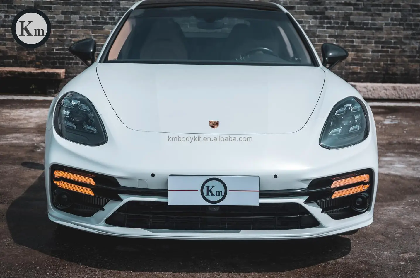 Km For 2017-2021 Panamera 971 Upgrade 971.2 Turbo S Style Bumper ...