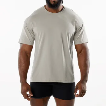 New arrival hot selling running athletic sportswear 95% cotton sportswear t shirt gym men