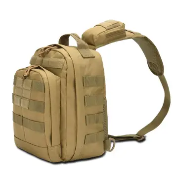 Factory Wholesale Tactical Backpack Men's Chest Bag Sling Bag Shoulder Bag Khaki Men's Crossbody Bag