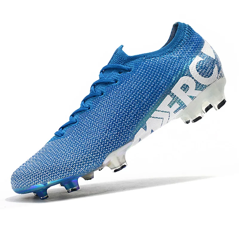 Фирменная спортивная обувь botines de futbo FG с шипами низкие футбольные бутсы мужская прочная футбольная для тренировок