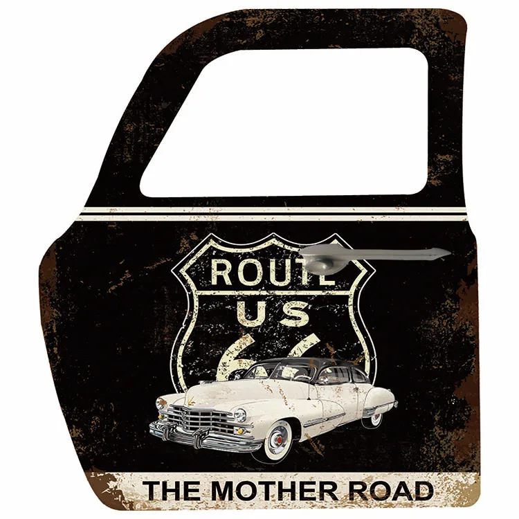 ☆ROUTE66 GARAGE type36 LB Ver 0 Sign Route Garage GARAGE Tin ☆ROUTE66 Ver LB type36 Shop Metal