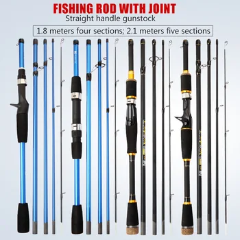 CHEERY New Multi-Section Adjustable Carp Lure Rod Cross-Border Bottom Fishing Glass Steel Portable 4-Section Wholesale – Rod – view 4