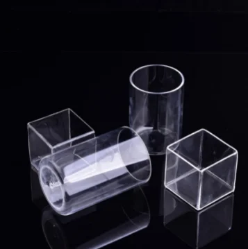 Custom High Temperature Corrosion Resistant Quartz Glass Crucible Square Cylinder-Factory Sales SIO2 Chemical Composition