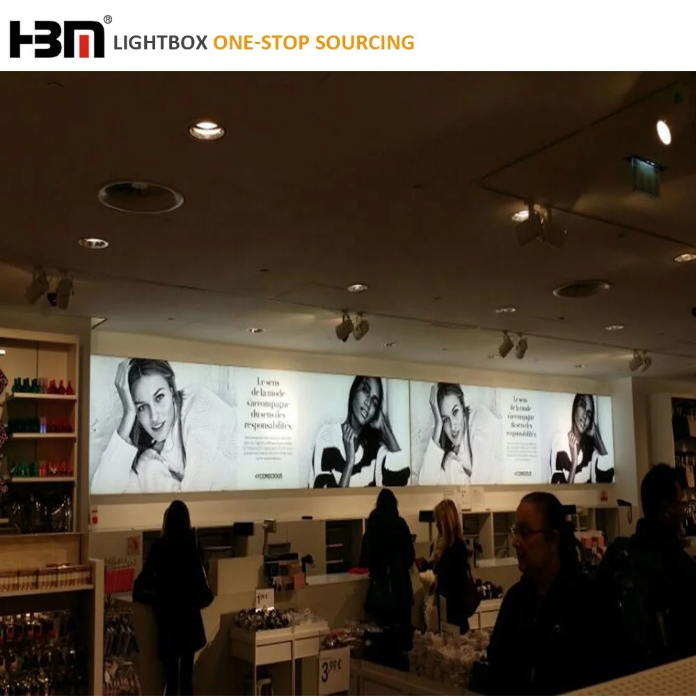 Picture Frames with Inside Light Fabric Light Box Frame Led Poster Aluminium Frameless Lightbox