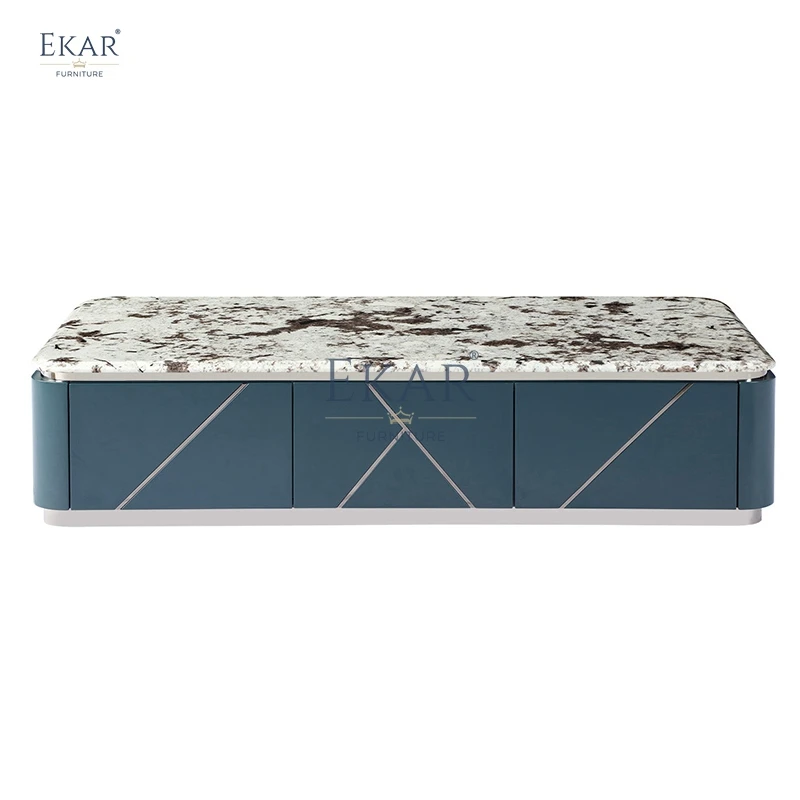 New design imported marble stone living room coffee table