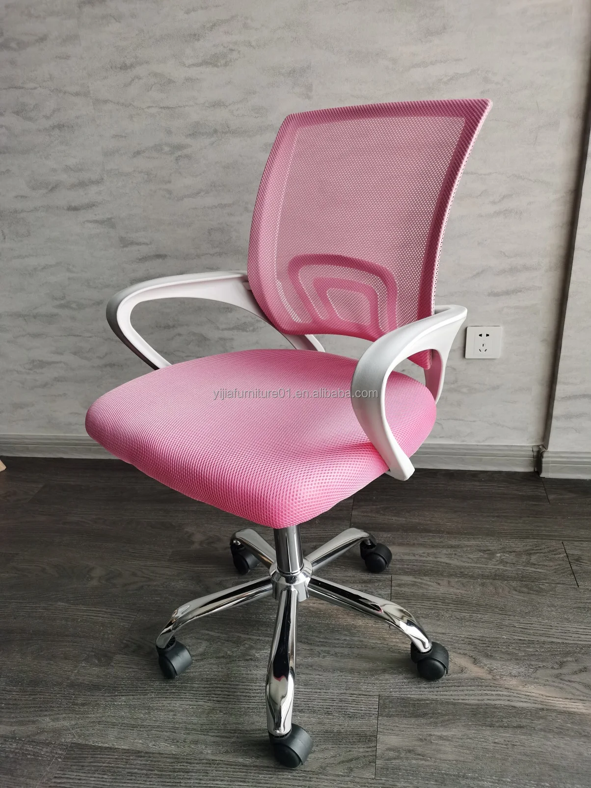 Modern Home Recliner Office Chair Swivel Black Mesh Fabric Ergonomic