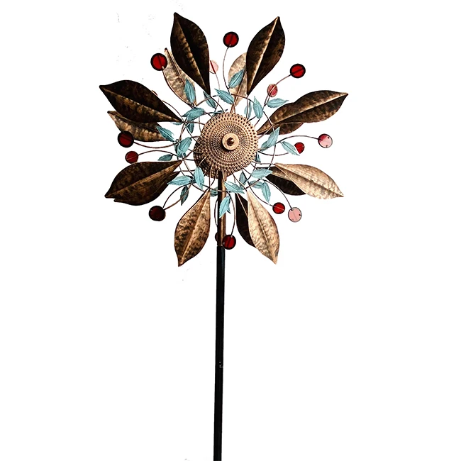 Metal Wind Spinner Kinetic YardWindmill for Outside