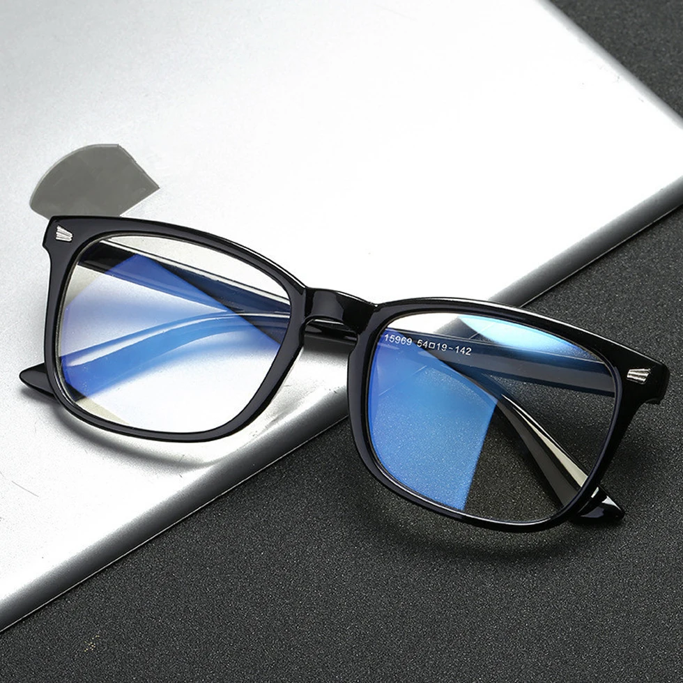 Lunettes Anti Lumière Bleue London Mole - Verres Carrés, Protection UV, Charnières à Ressort, Unisexe
