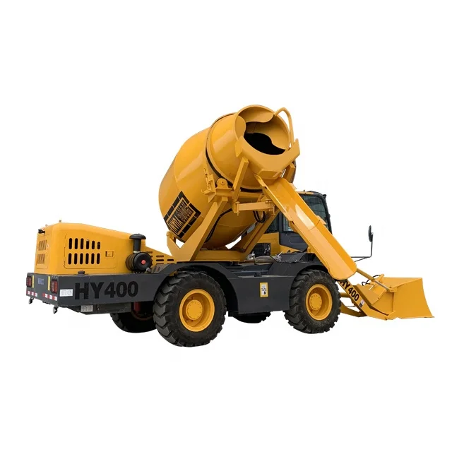 Free Shipping 4m3 Self-loading Concrete Mixer Truck China Brand Concrete Mixer Machine with 4m3