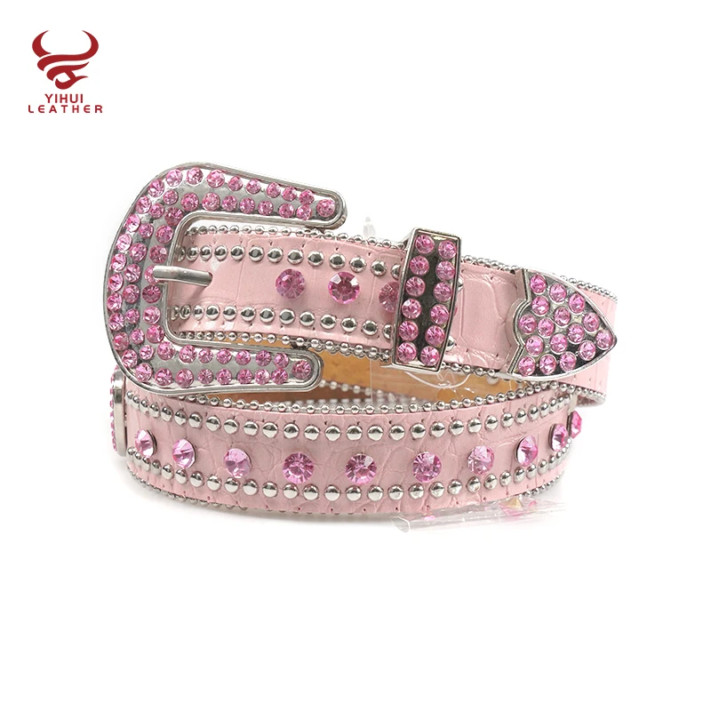 Source Hotsale famous brands cinturones woman belt PU Leather