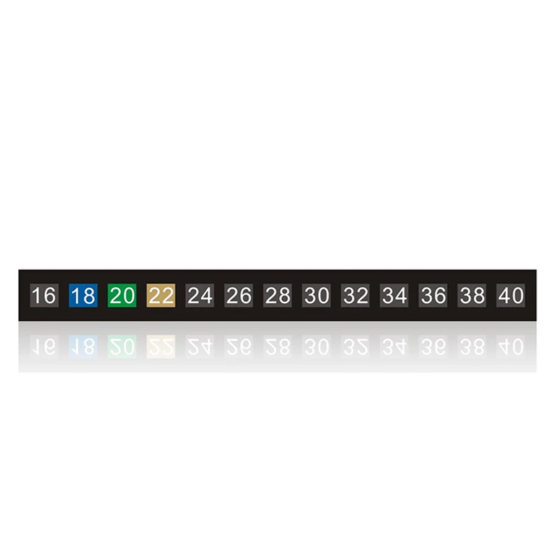 Custom temperature range room temperature LCD thermometer strip sticker