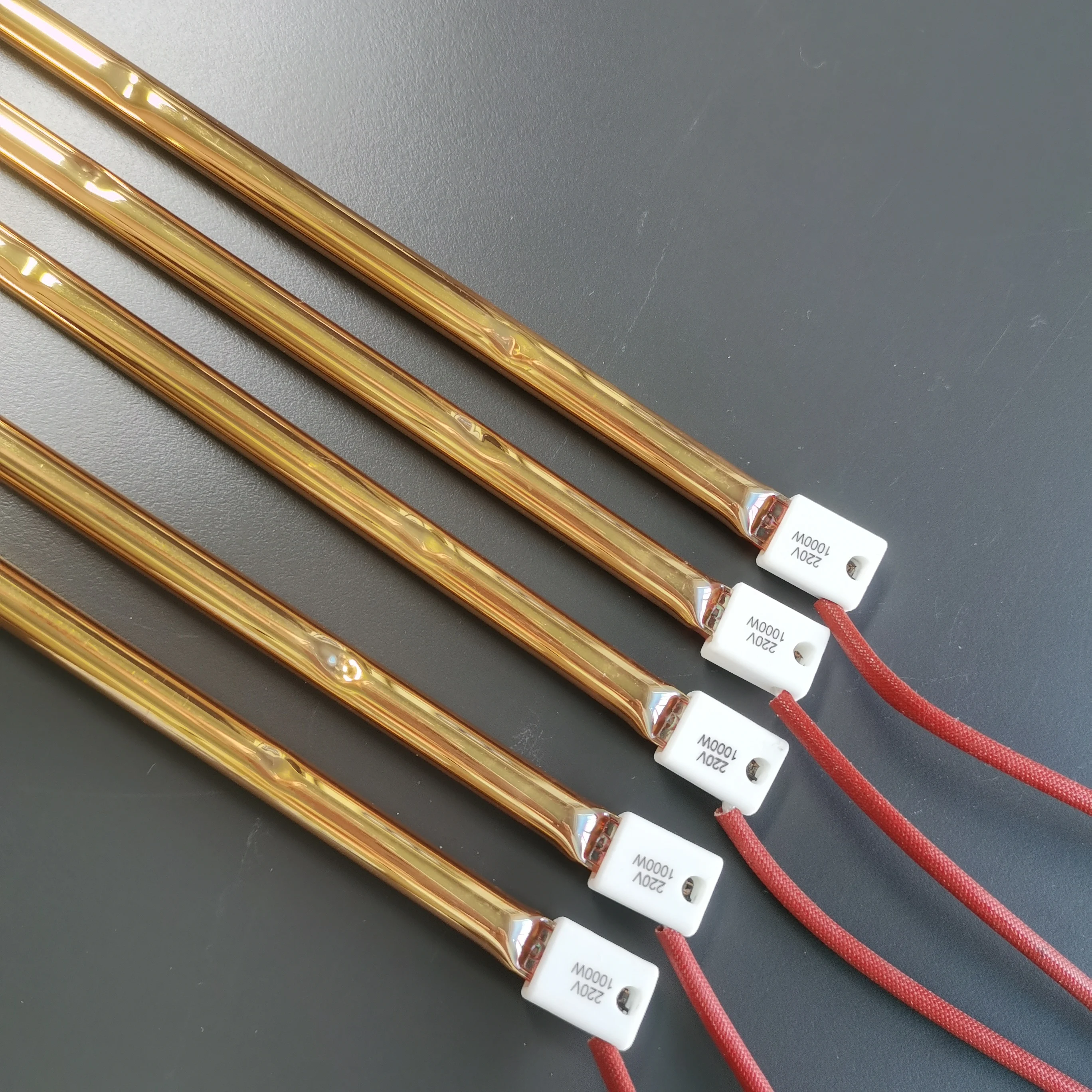 Infrared Linear Halogen Heat Lamp Quartz Tube Heater Replacement Emitter Halogen Heat Lamp 2000W for Glass Industry
