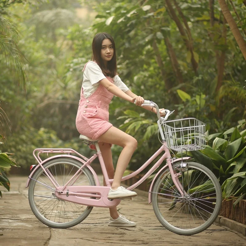 Ladies Bike with Basket Good Quality Cheap Old Style Cycle - Main Image