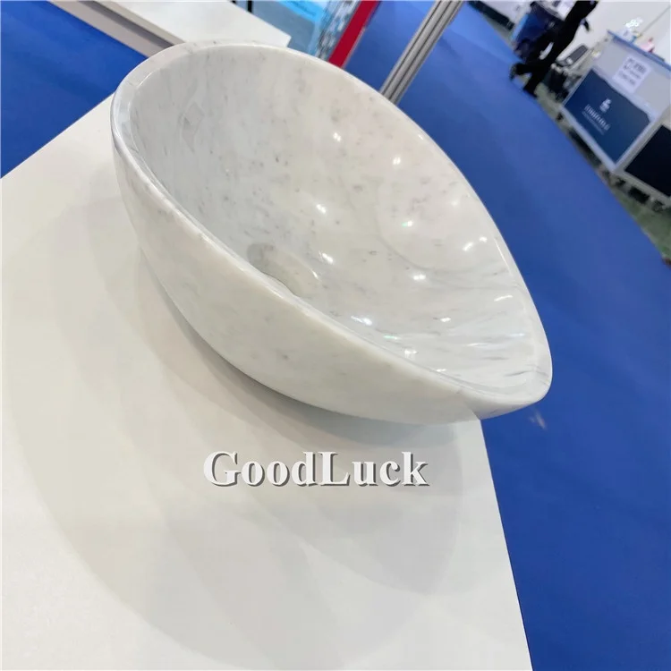 Natural Marble Made Basin Polished Marble Bathroom Basin factory