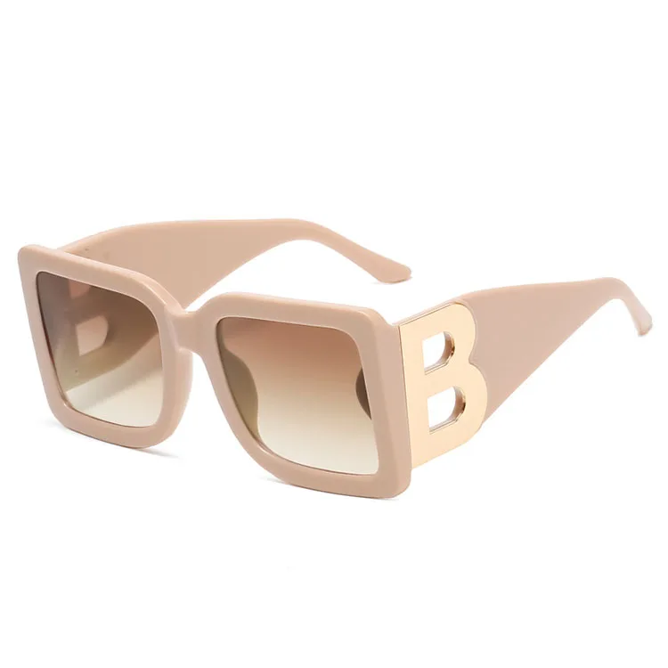 beige designer sunglasses