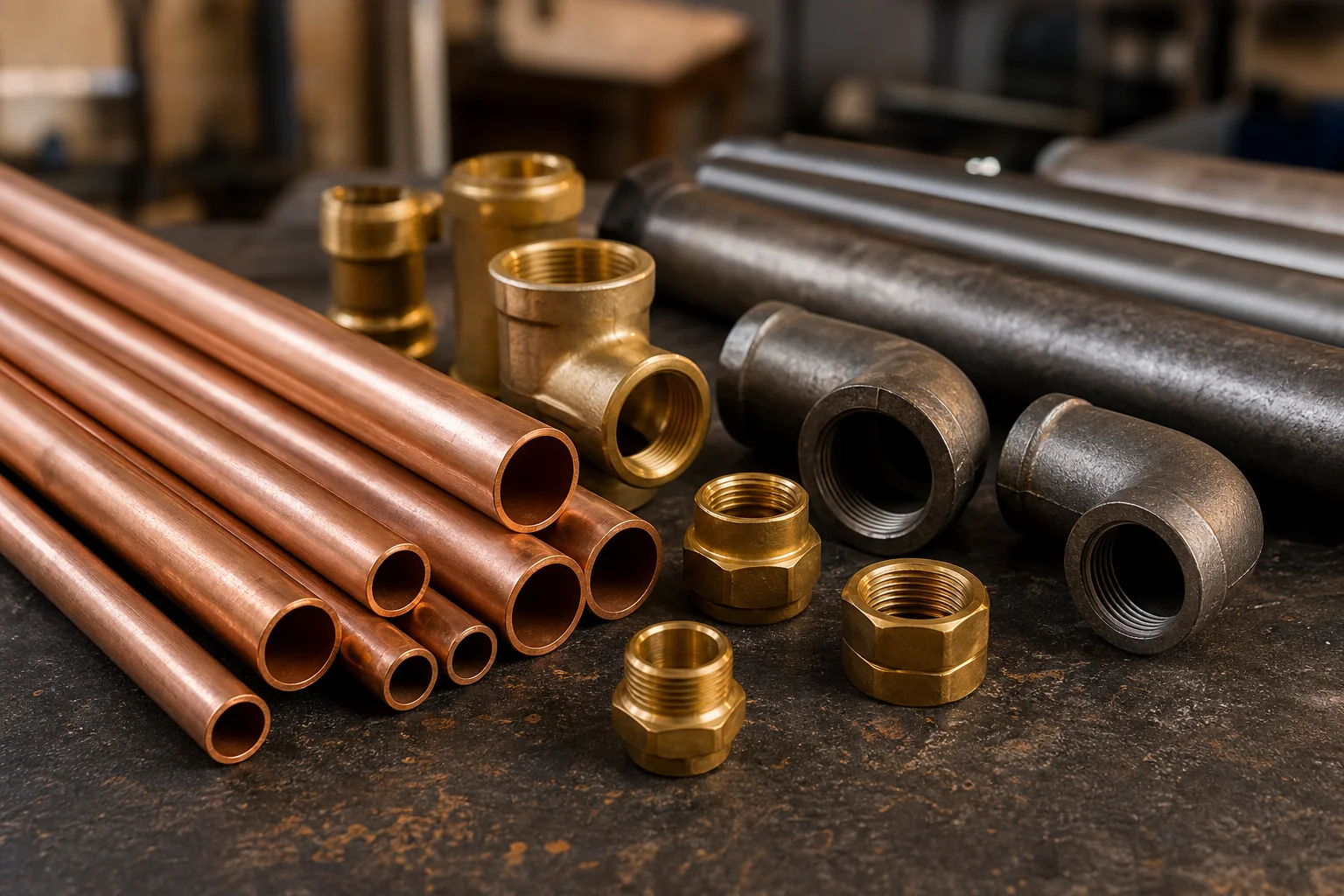 Metal Plumbing Pipes and Fittings: Materials and Selection