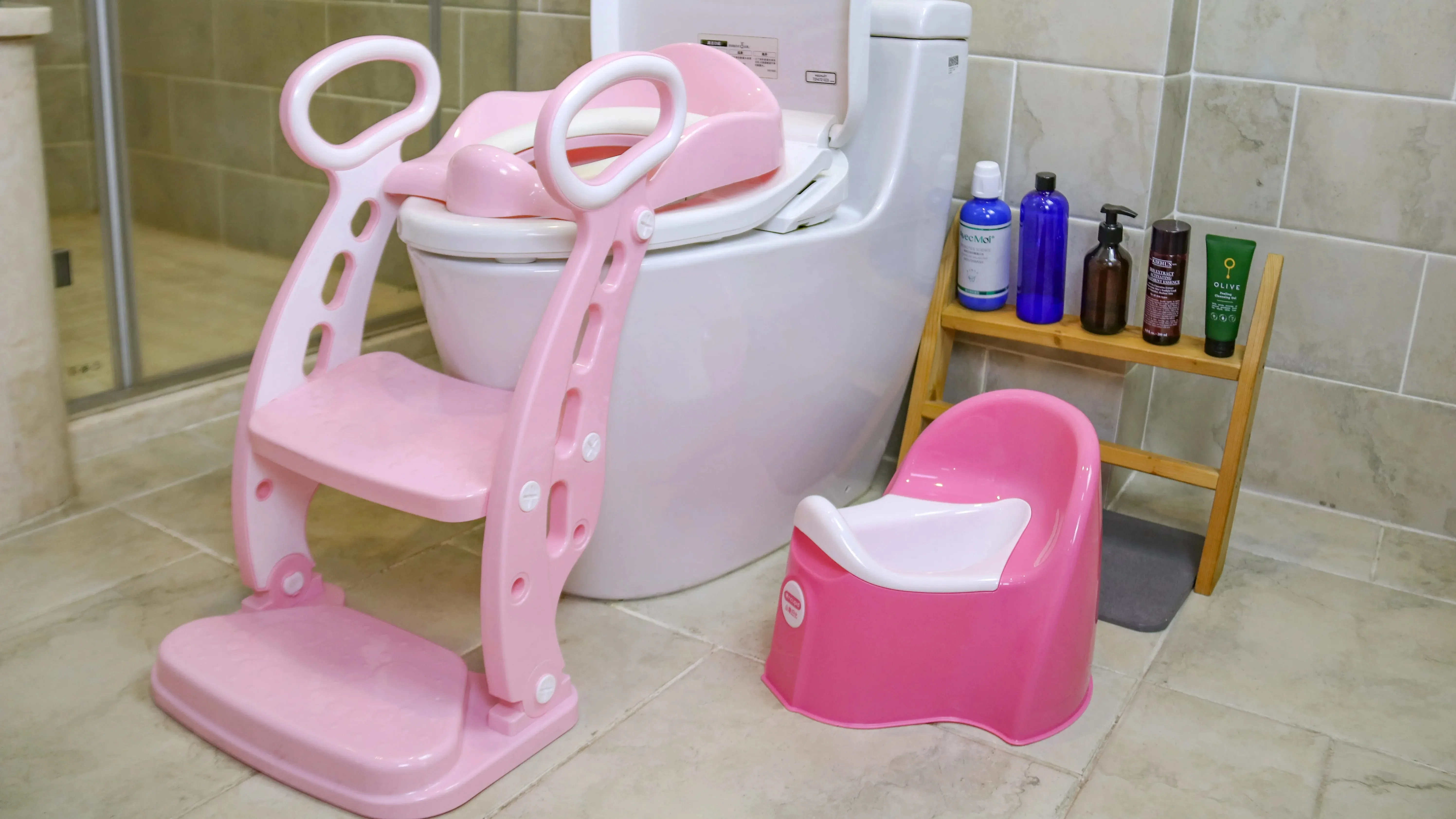 Oem Portable Baby Pot Potty Training Seat Child Toilet Seat With Step ...