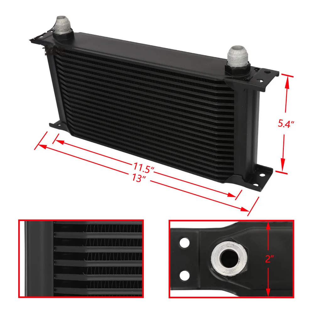 Small Aluminum Car Engine Oil Cooler Radiator for Any Vehicle Cooling Systems