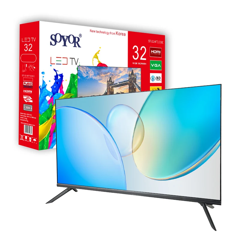 New QLED Smart 8k 3D 4K Smart  Android TV 17" 19" 24" 26" 32 " 43 Inch LED Television