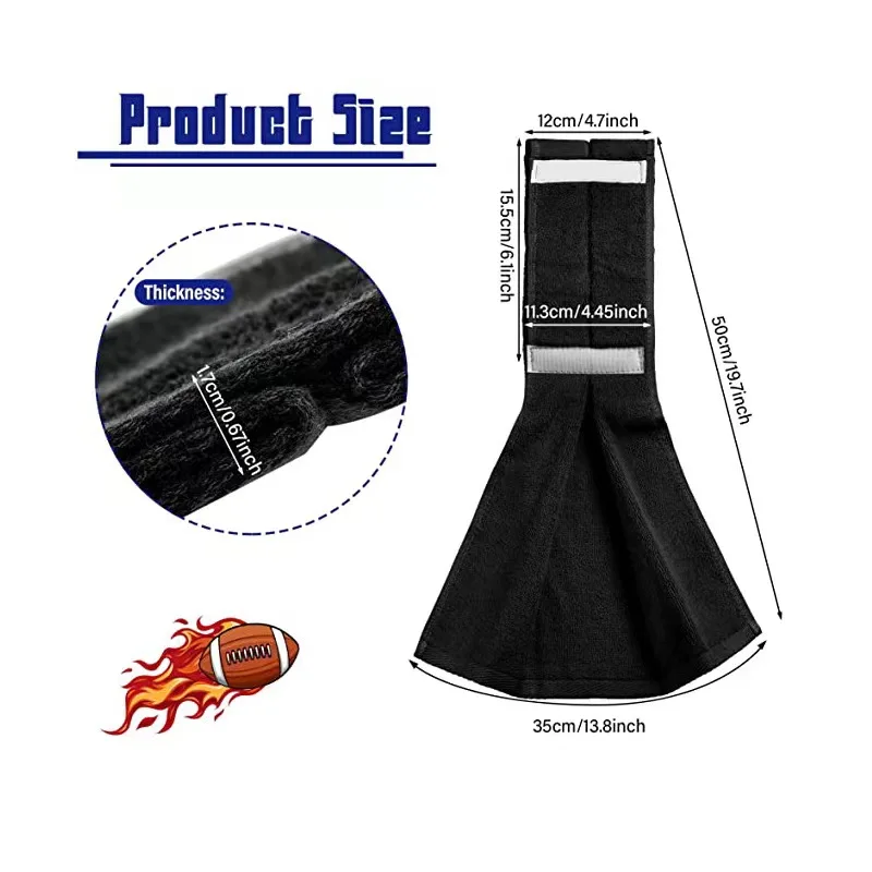 Wholesale Custom Sports Sweat Towels Custom Logo Football Clubs Towels Logo Towel For Football