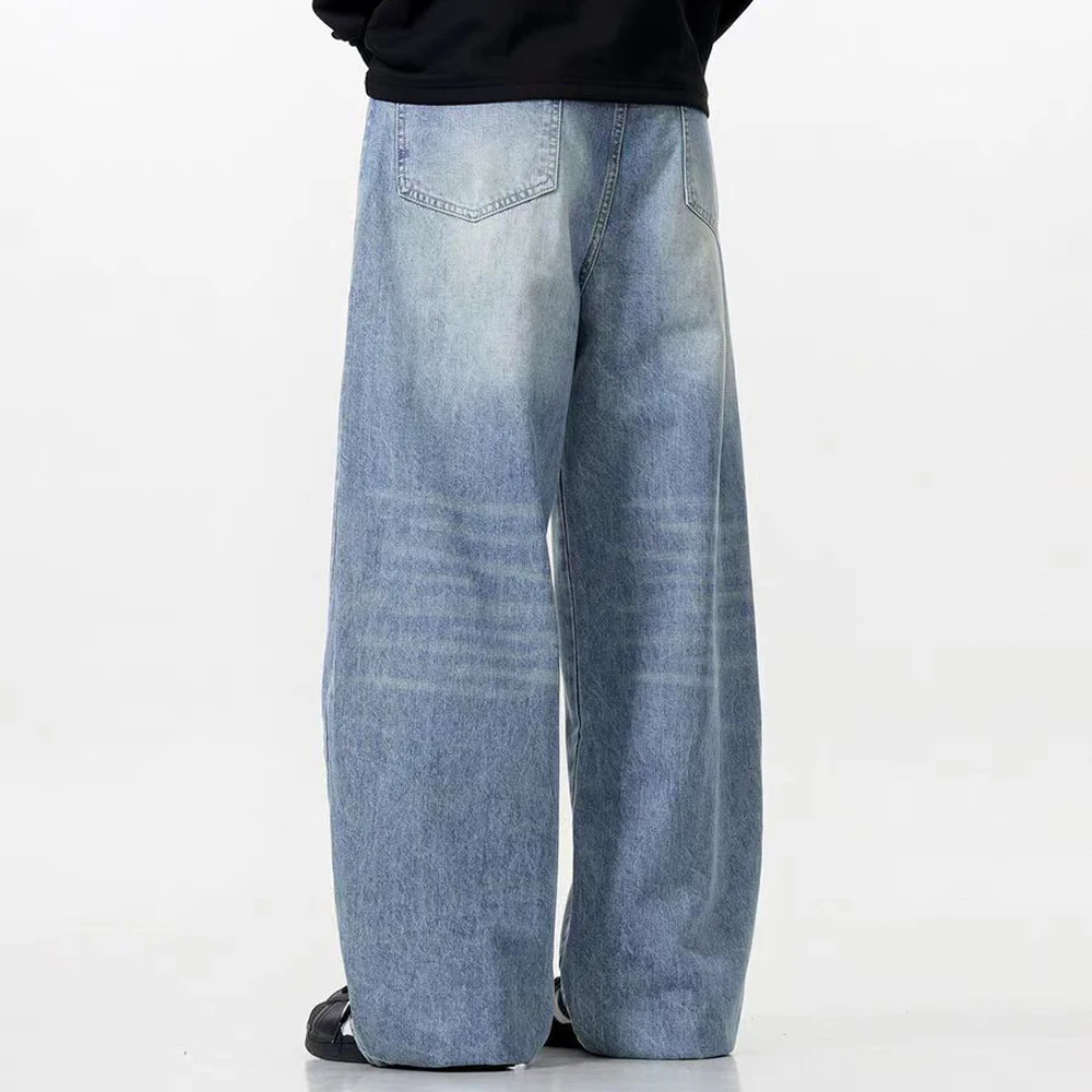 OEM Custom 100% Cotton High Quality 14 oz Denim Baggy Jeans