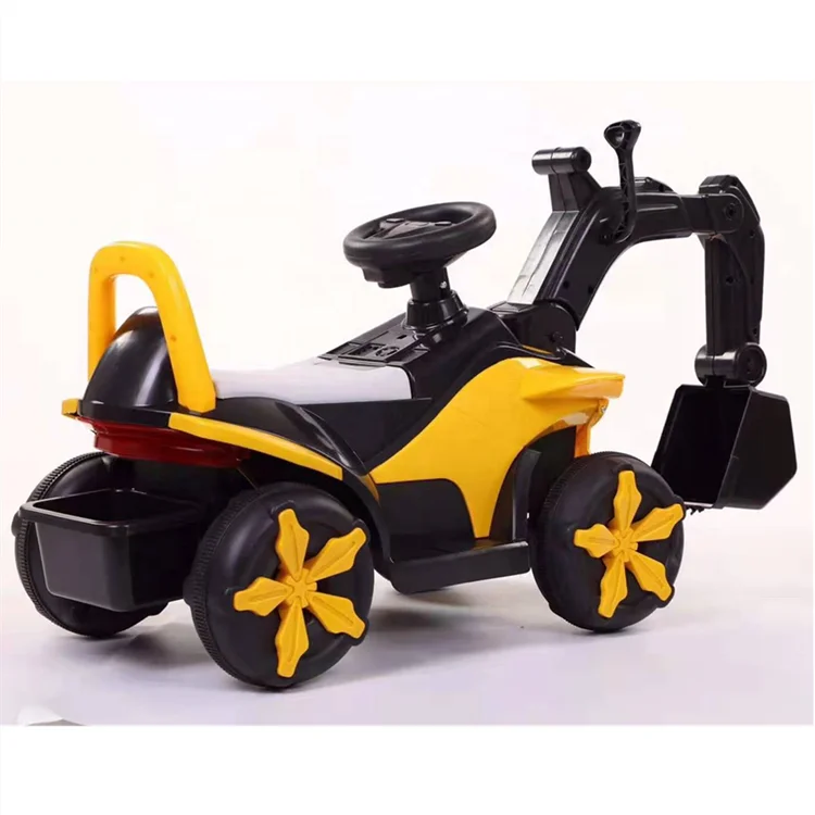 2022 Factory Cheap Price 2 in 1 Child Ride on Car Toy Mini Baby Excavator for Kids