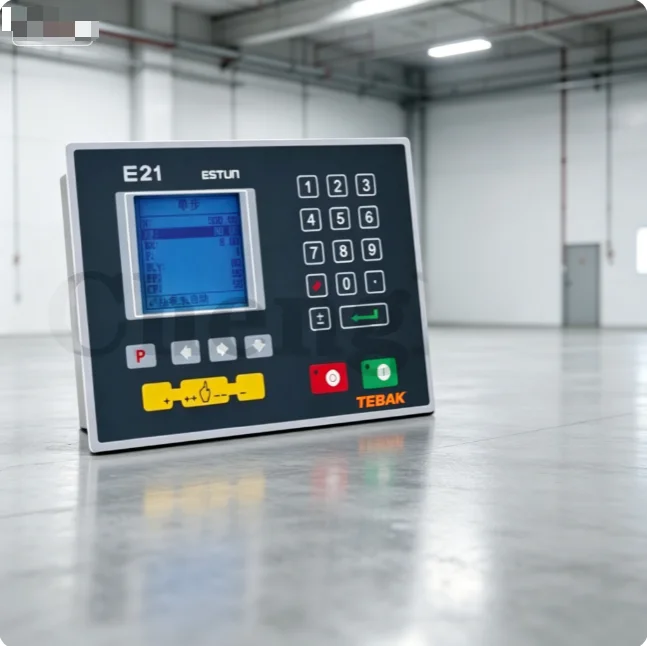 TEBAK Press Brake Control System E21 E21S, Bending Machine NC Controller Single Step Multi Step Programming Accessories