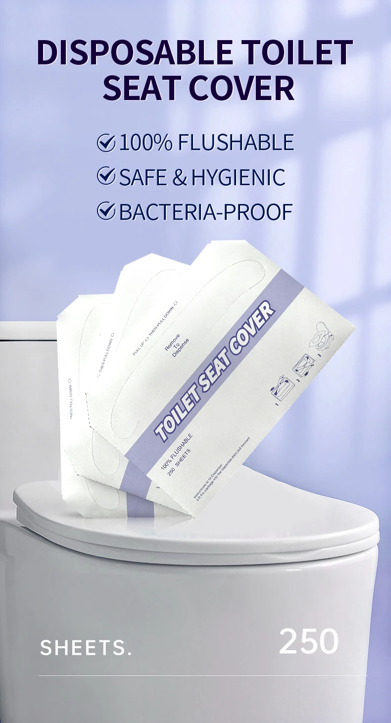 Flushable Loo Ready Biodegradable 250 Sheet Travel Flushable Toilet