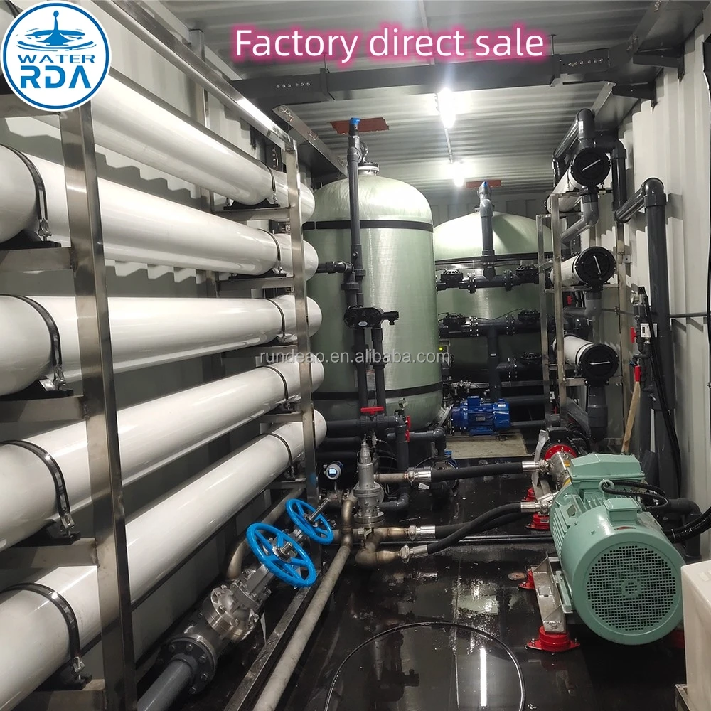 RDA Salt Water Purifier 30TPD 1600LPH Discount Price 99.2% Desalination Rate Sweet Water Out Stable