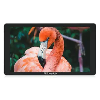 FEELWORLD P6XL 6.0 Inch Aluminium Built-in Battery DSLR Camera Field Monitor Touch Screen 4K High Brightness 1200nit Monitor