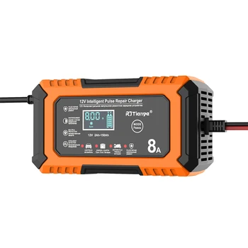 Latest Products in 2025 RJ-C120801A 12v8A  Lead-acid Battery Charger/LiFePO4