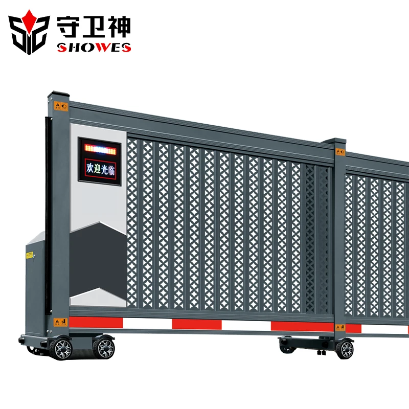 Sliding Main Indian House Gate Design Electric Linear Sectional Retractable Gates Aluminum Garden Gates