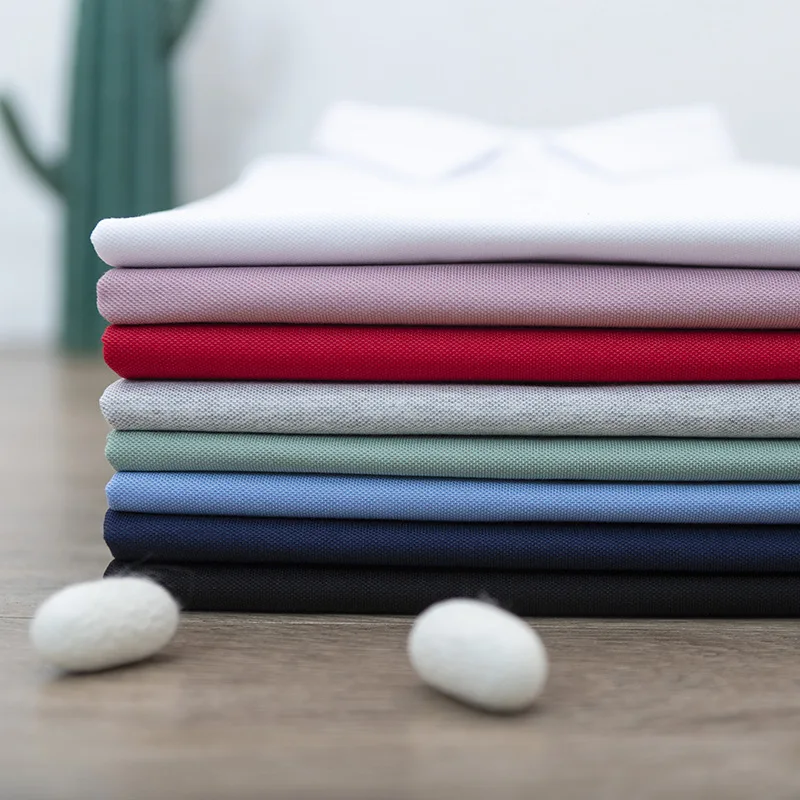 JL-0309C Wholesale Plain Blank Uniform Polo Shirts Mercerized Cotton Men’s Polo Shirts Golf Polo Shirts