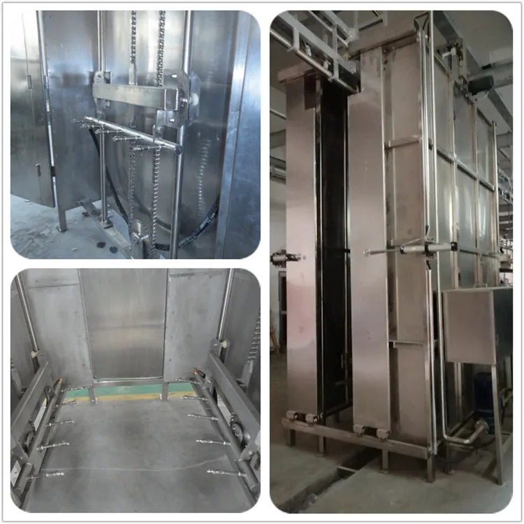 Cattle slaughterhouse line high pressure water spray cattle cleaning machine