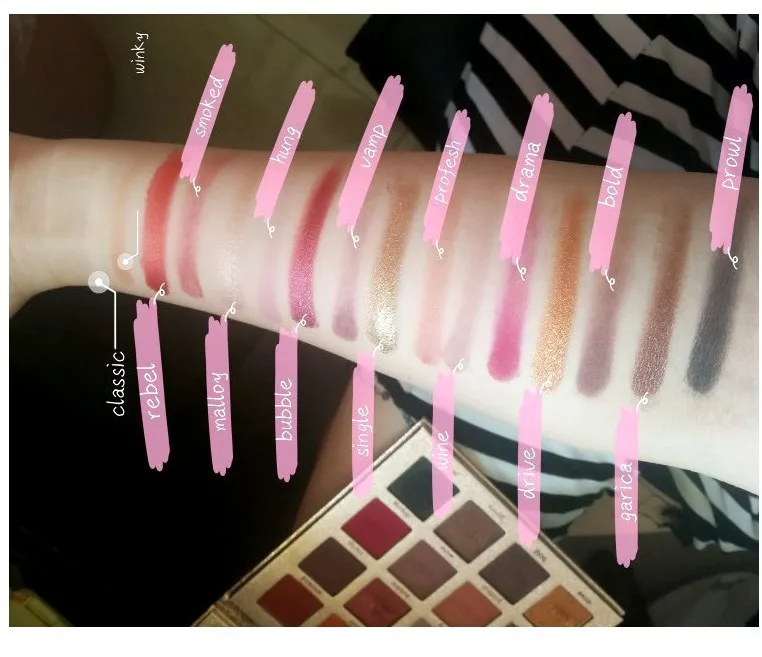 16 color pearlescent sequins do not take off makeup earth color eye shadow plate