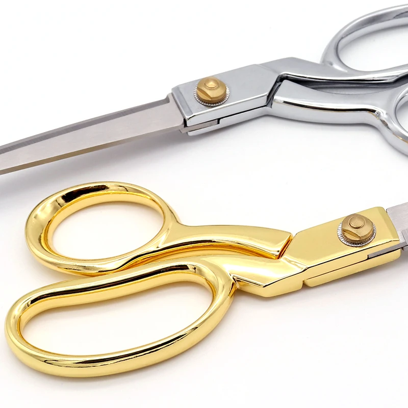 Позолоченные сверхмощные ножницы для шитья из нержавеющей стали