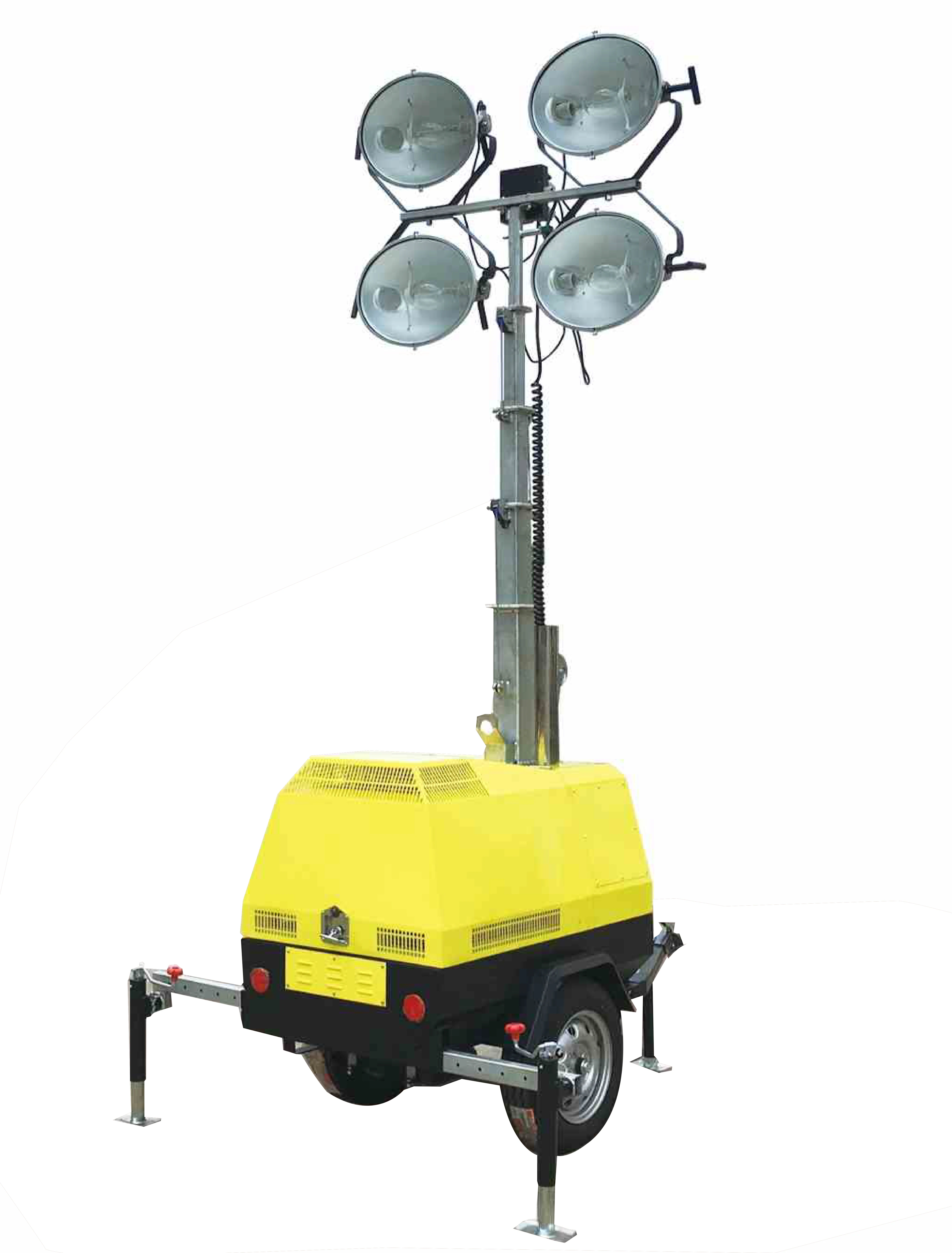 Mobile Light Tower 9m For Construction Portable Led Light Tower Outdoor