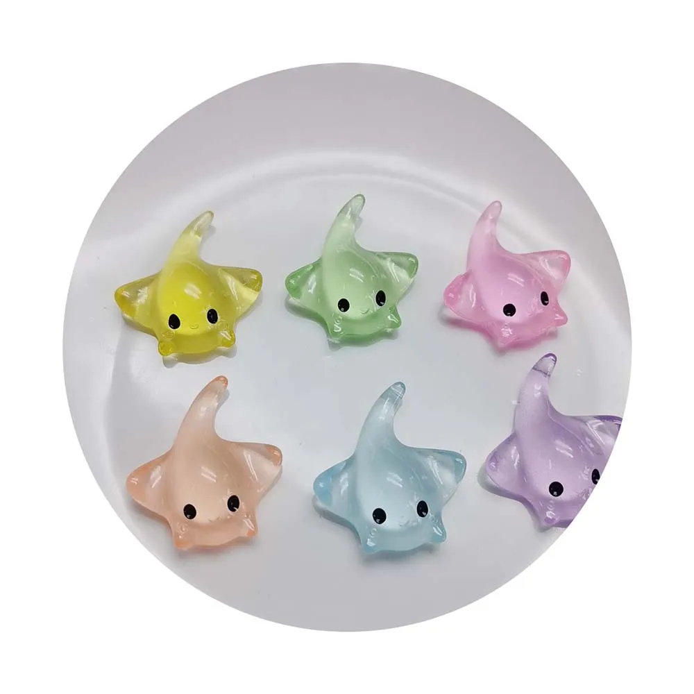 Colorful Luminous Manta Ray Decoration - Resin Glow in Dark